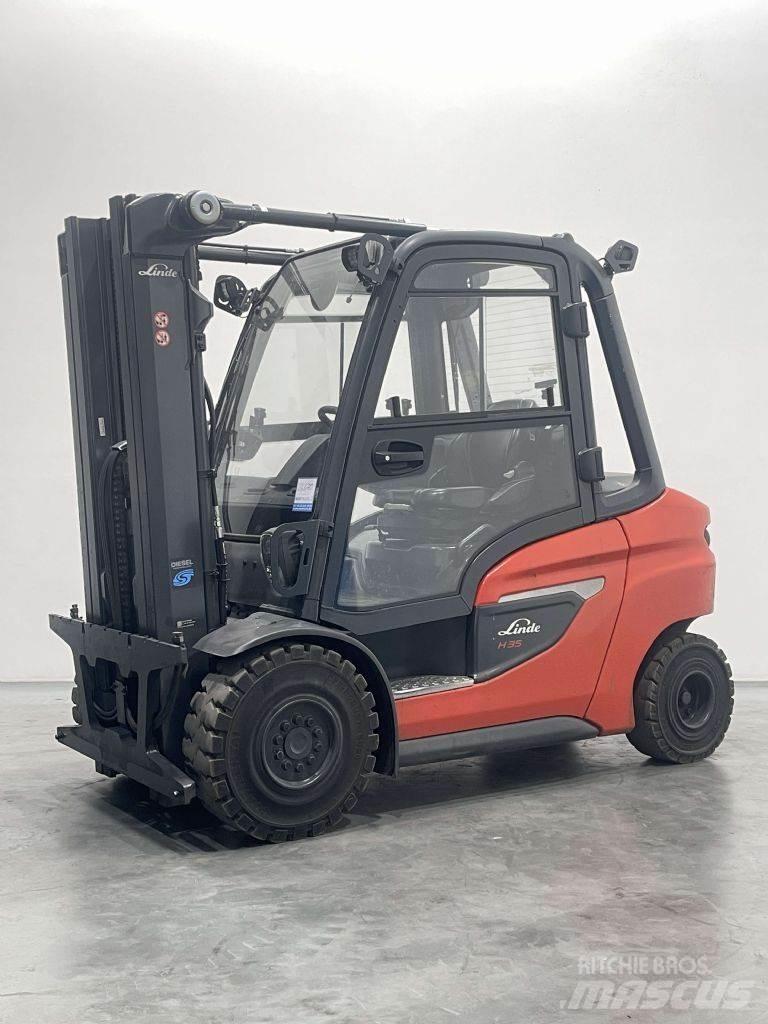 Linde H35D-01-1202 Dieselmotviktstruckar