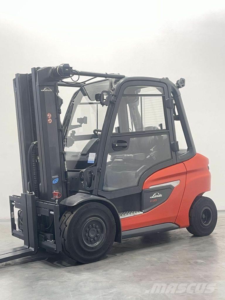 Linde H35D-01-1202 Dieselmotviktstruckar