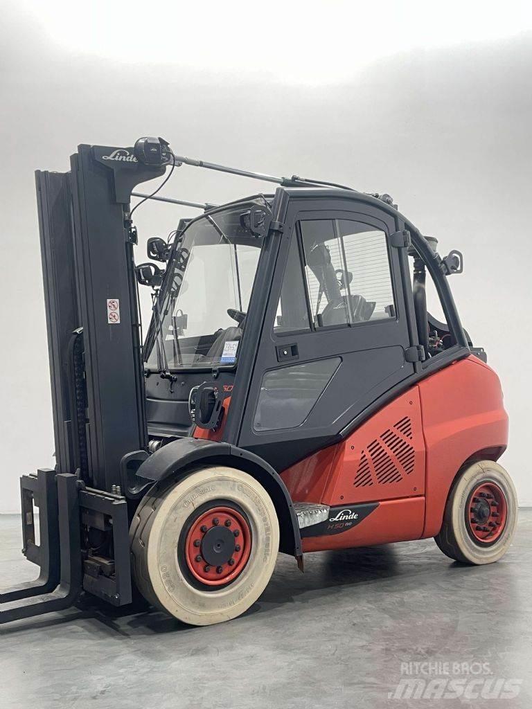 Linde H50T-02-394 Gasolmotviktstruckar