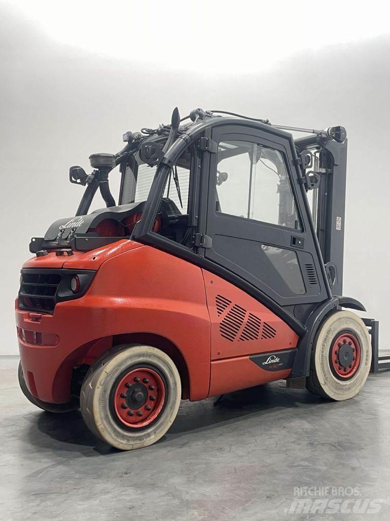 Linde H50T-02-394 Gasolmotviktstruckar
