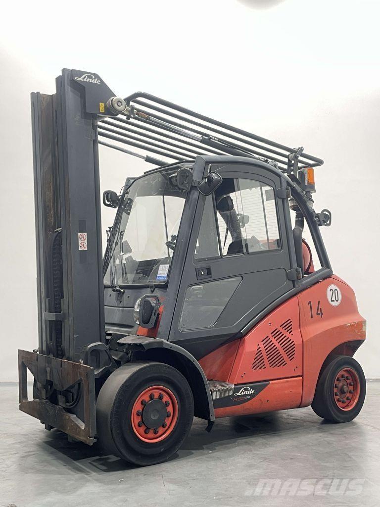 Linde H50T-02/600-394 Gasolmotviktstruckar