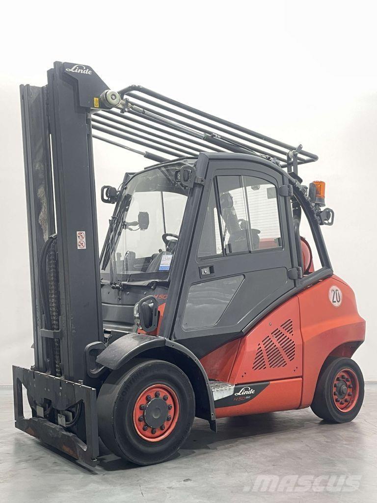 Linde H50T-02/600-394 Gasolmotviktstruckar