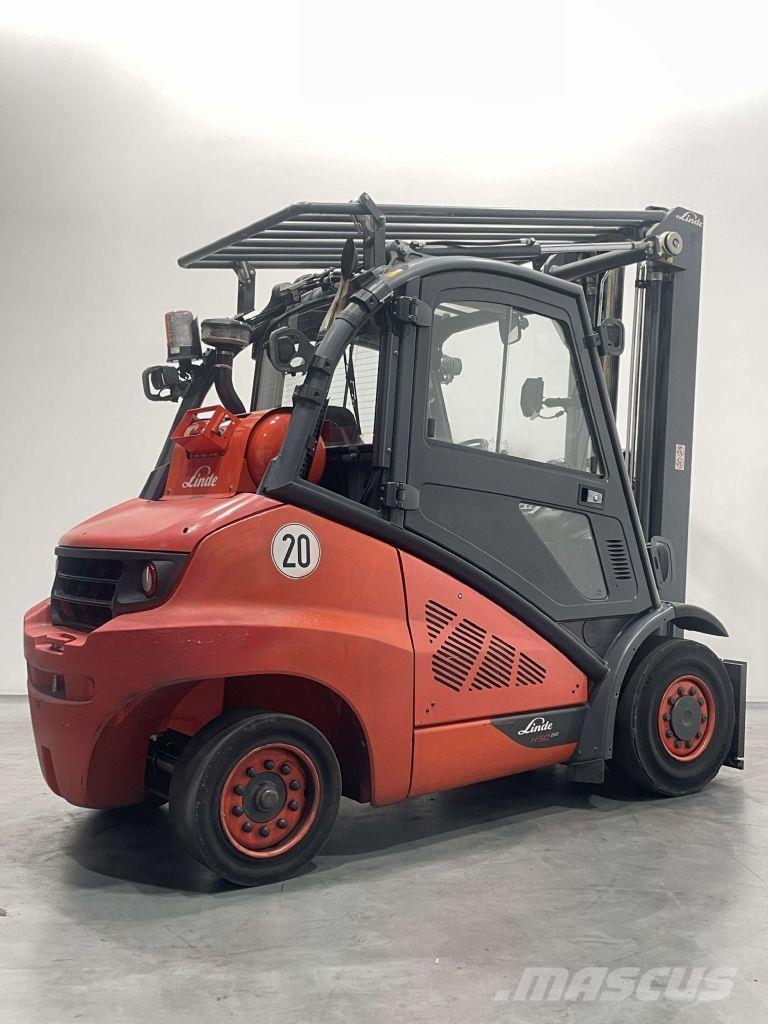 Linde H50T-02/600-394 Gasolmotviktstruckar