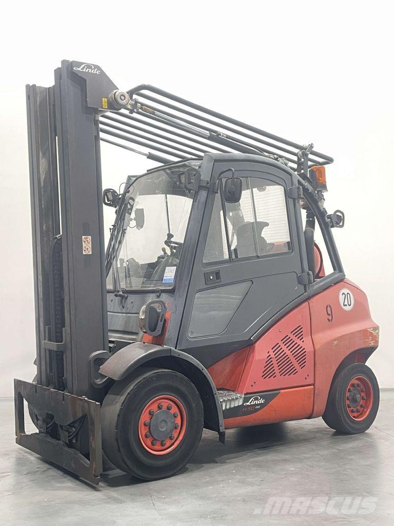 Linde H50T-02/600-394 Gasolmotviktstruckar