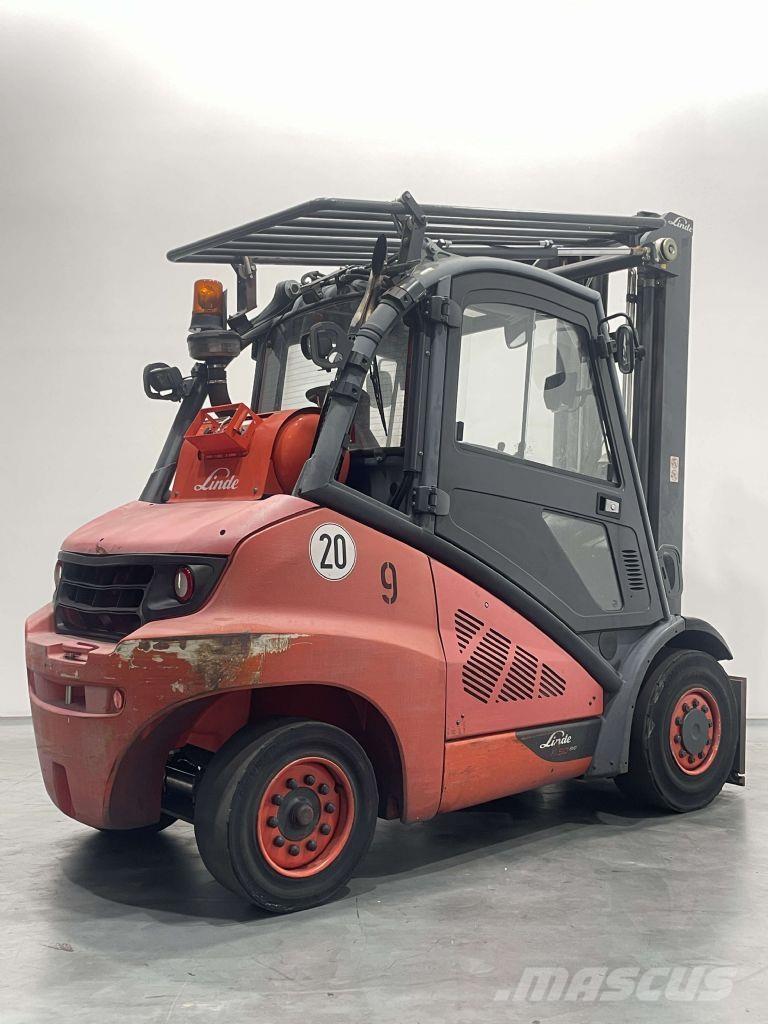 Linde H50T-02/600-394 Gasolmotviktstruckar