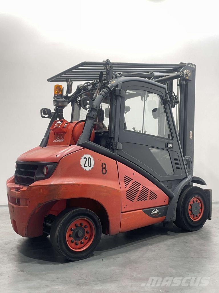Linde H50T-02/600-394 Gasolmotviktstruckar