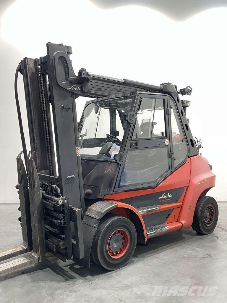 Linde H60T-03-396 Gasolmotviktstruckar