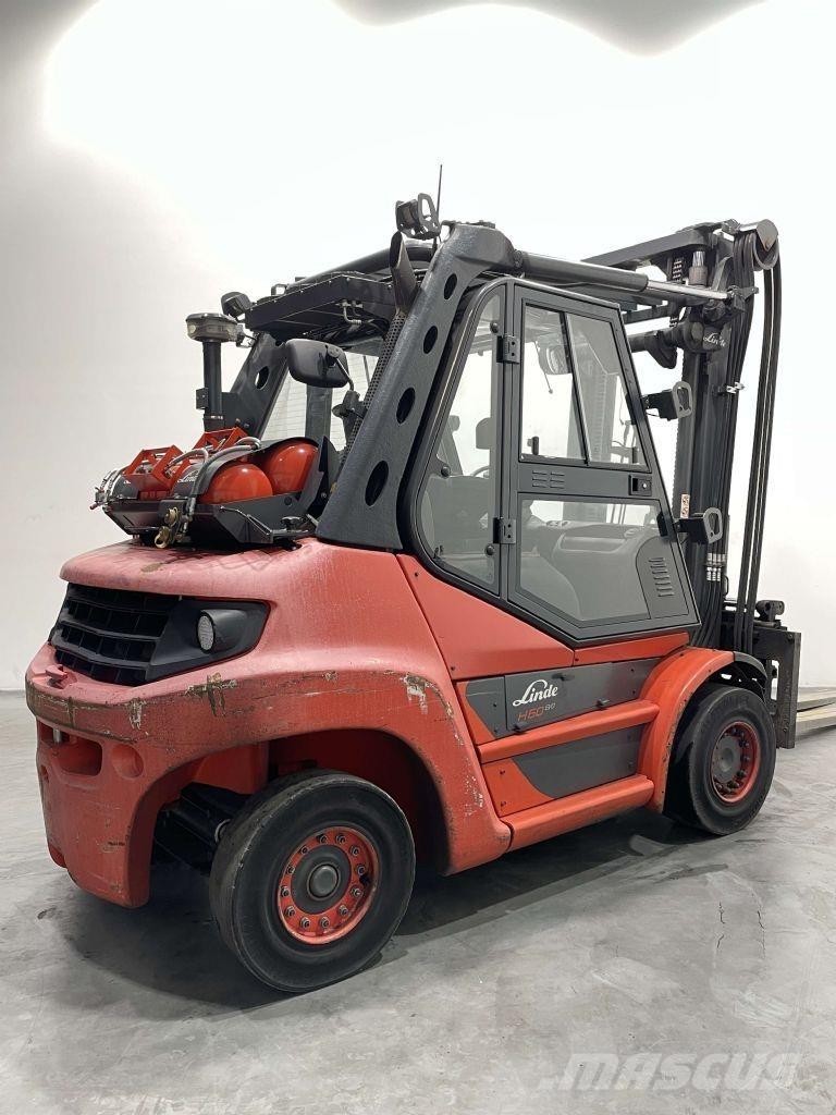 Linde H60T-03-396 Gasolmotviktstruckar
