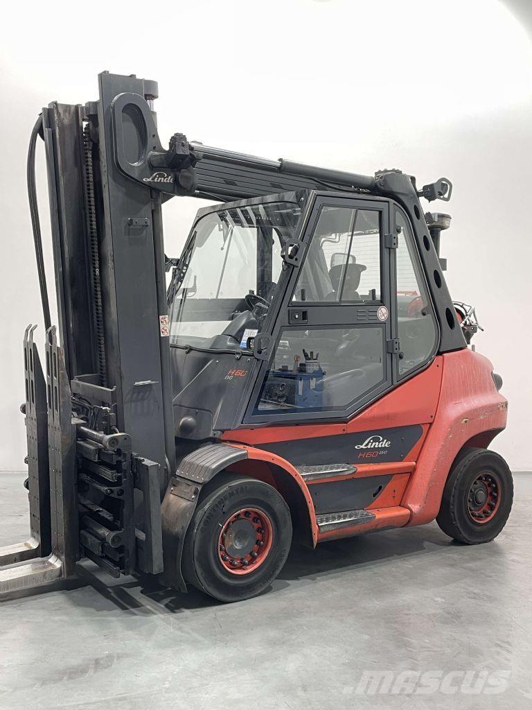 Linde H60T-03-396 Gasolmotviktstruckar