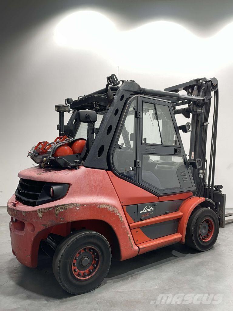 Linde H60T-03-396 Gasolmotviktstruckar