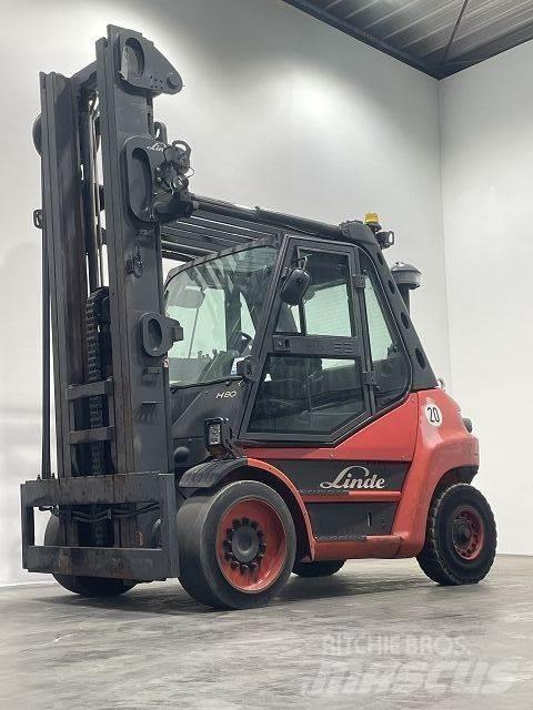 Linde H80D-02-396 Dieselmotviktstruckar