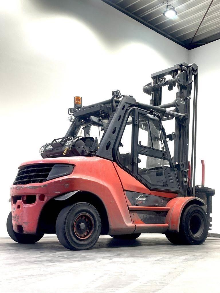 Linde H80T-03/900 Gasolmotviktstruckar