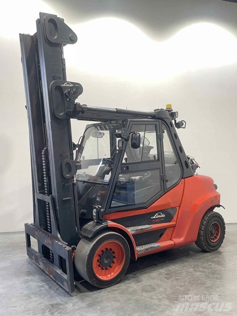 Linde H80T-03/900-396 Gasolmotviktstruckar