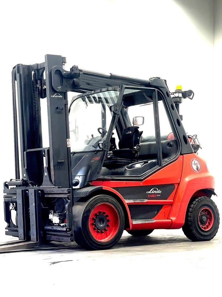 Linde H80T-396-03-EVO Gasolmotviktstruckar