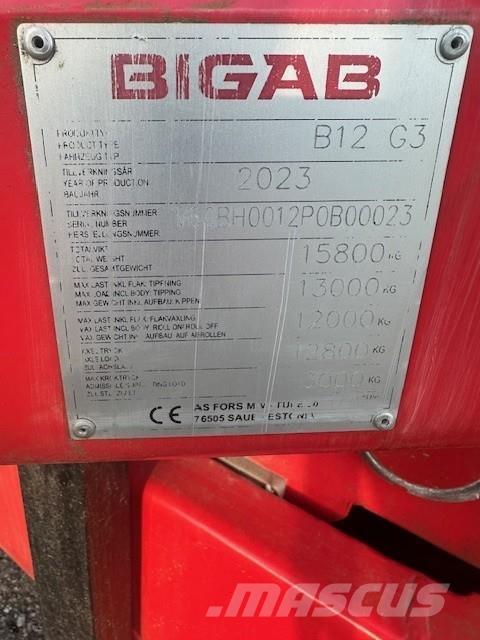 Bigab B12 VÄXLARVAGN Övrigt lastning och gräv