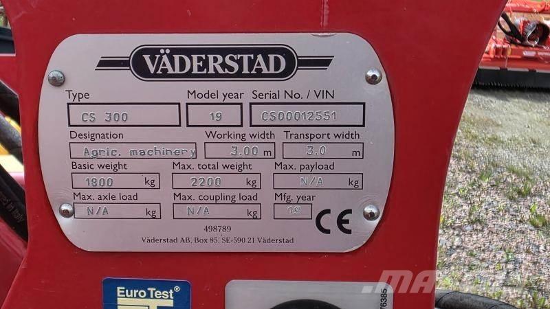Väderstad Cultus 300 Övriga maskiner för jordbearbetning