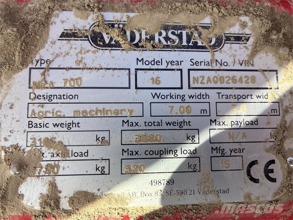 Väderstad NZA 800 HARV Harvar
