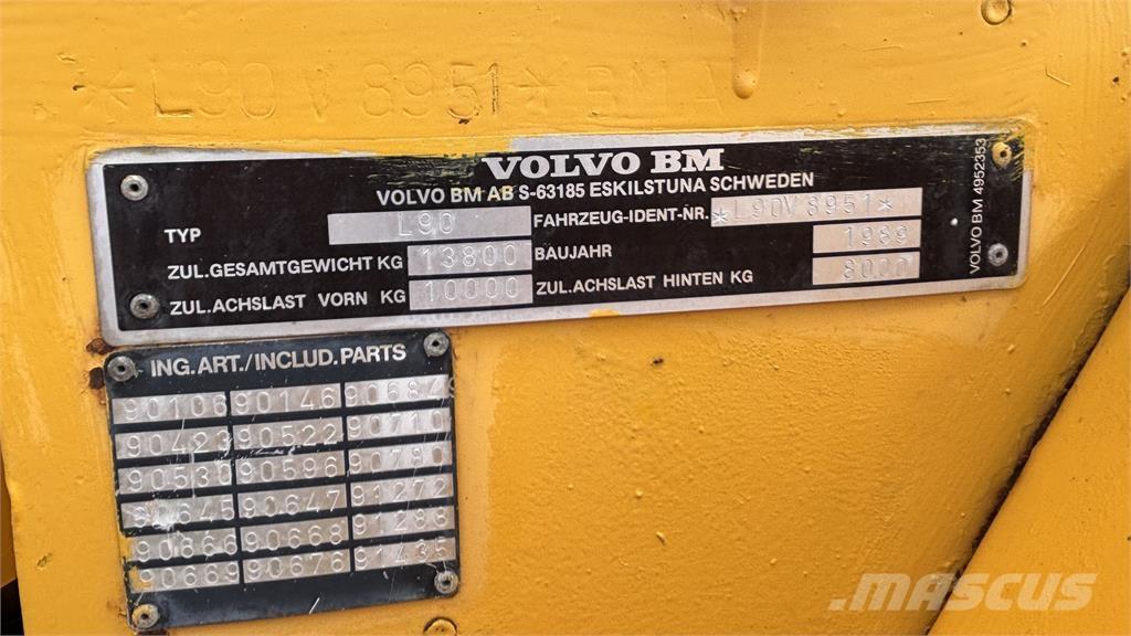 Volvo L90 LASTMASKIN Hjullastare
