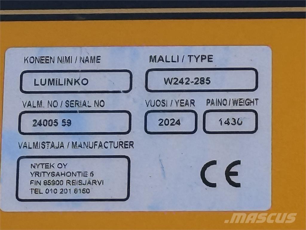  W285 Snöslunga Övrigt väg och snö