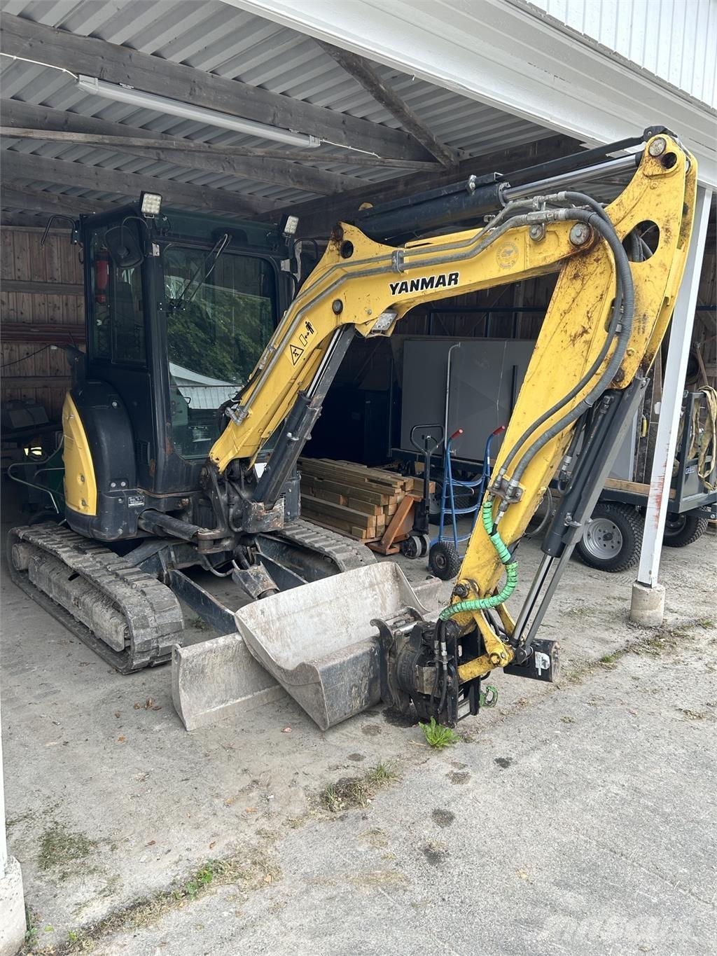 Yanmar VIO 38 GRÄVARE Hjullastare