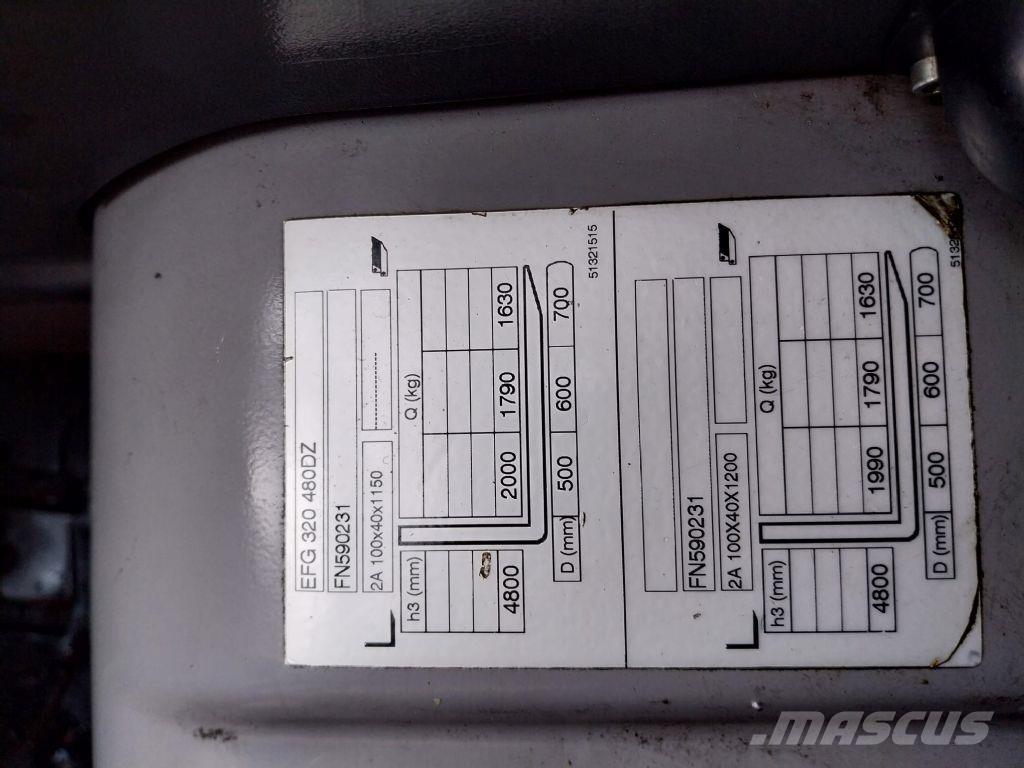 Jungheinrich EFG 320 Elmotviktstruckar