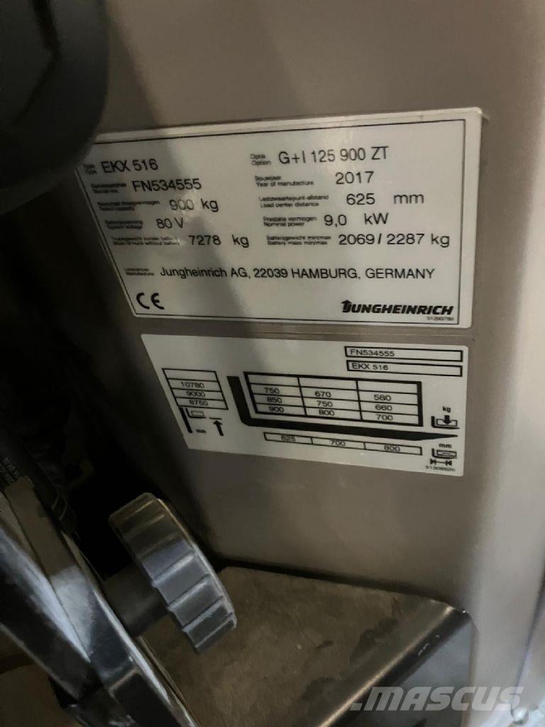 Jungheinrich EKX 516 Plocktruck, höglyftande