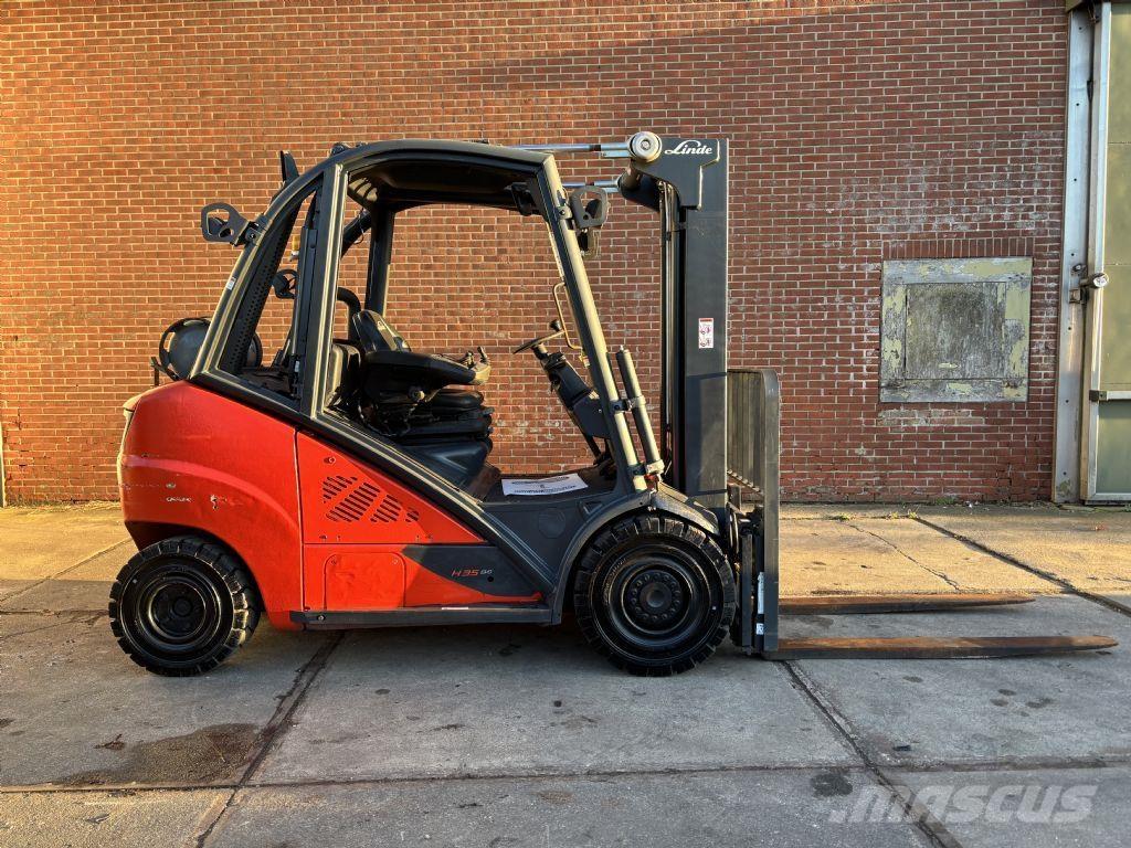 Linde H35T Gasolmotviktstruckar