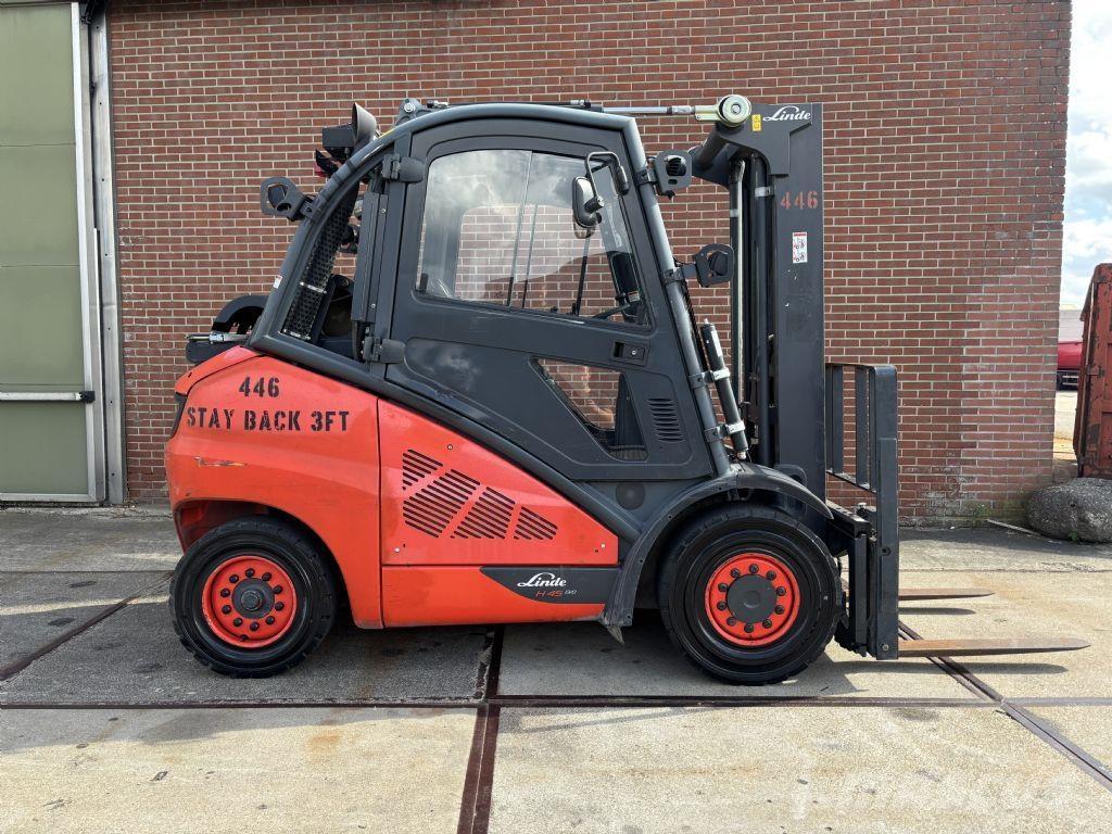 Linde H45T Gasolmotviktstruckar