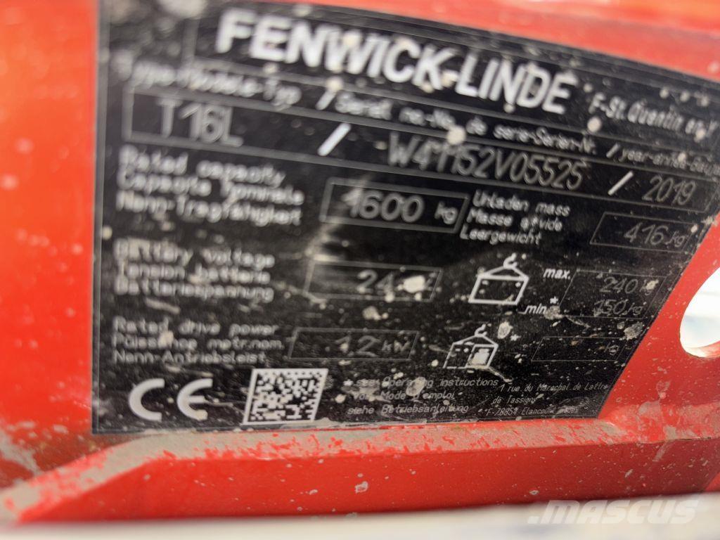 Linde T16L Låglyftare utan plattform