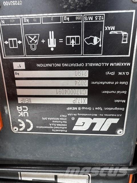 JLG X17JP Spider Kompakta självgående bomlyftar