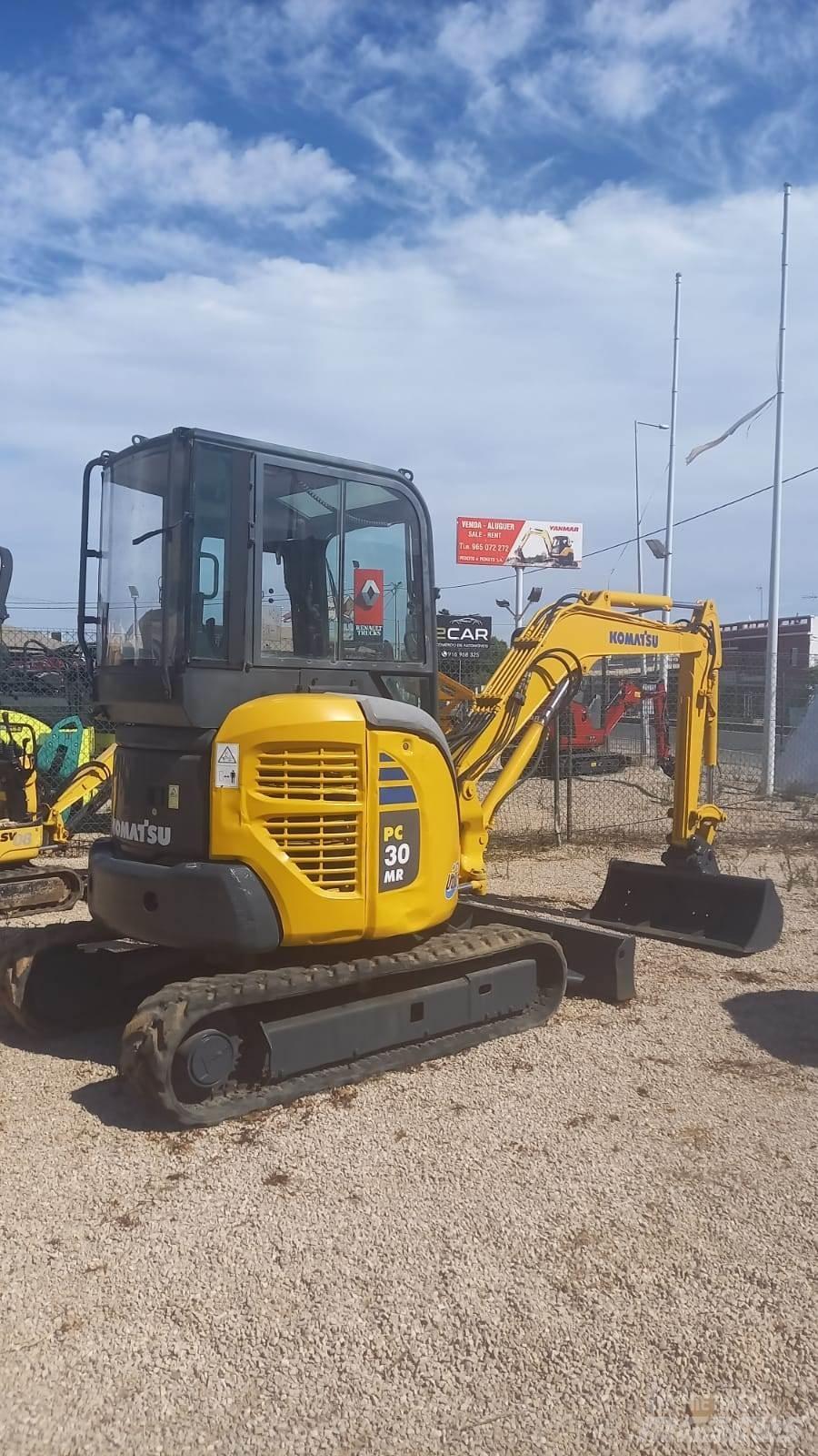 Komatsu PC30MR-2 Minigrävare < 7t