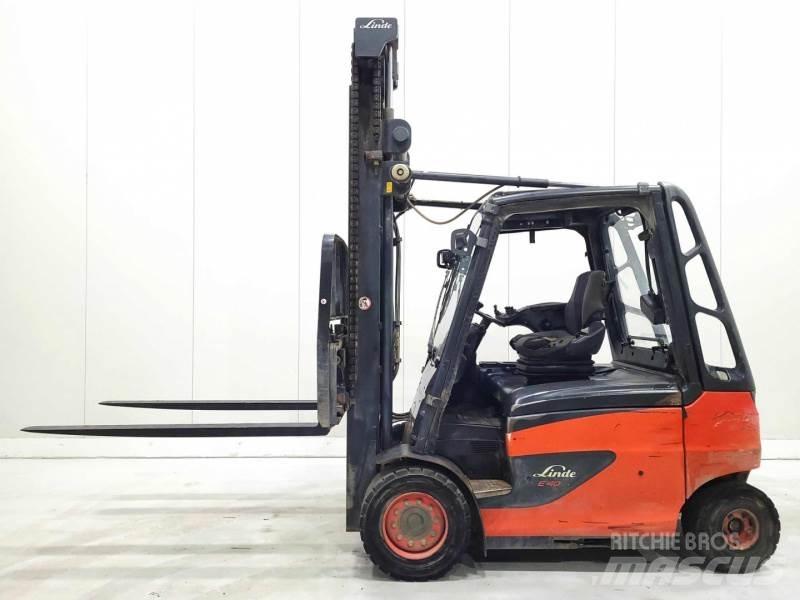 Linde E40 Elmotviktstruckar