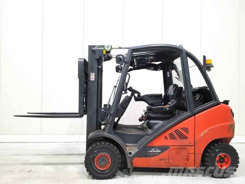 Linde H25T-02 Gasolmotviktstruckar