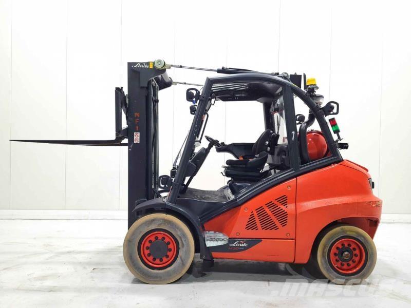 Linde H50T-02/600 394 Gasolmotviktstruckar