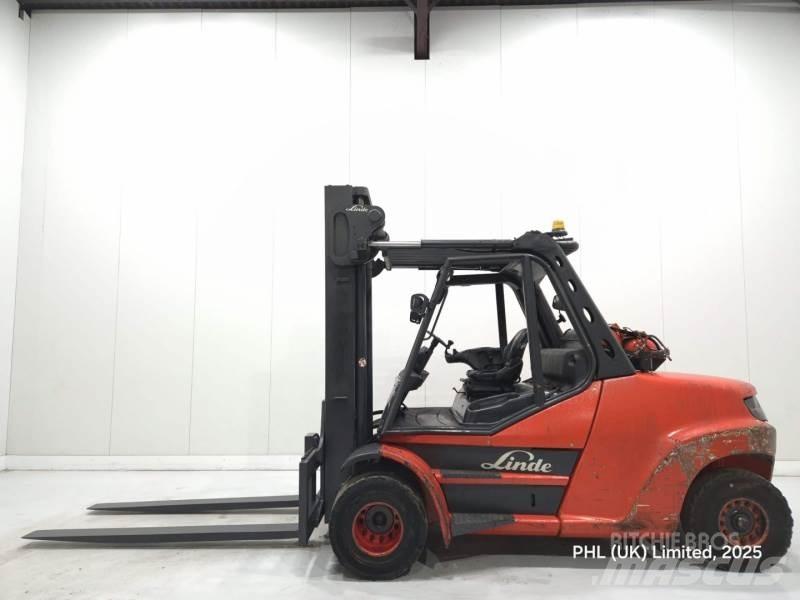 Linde H80T-02/1100 (RENTAL) Gasolmotviktstruckar