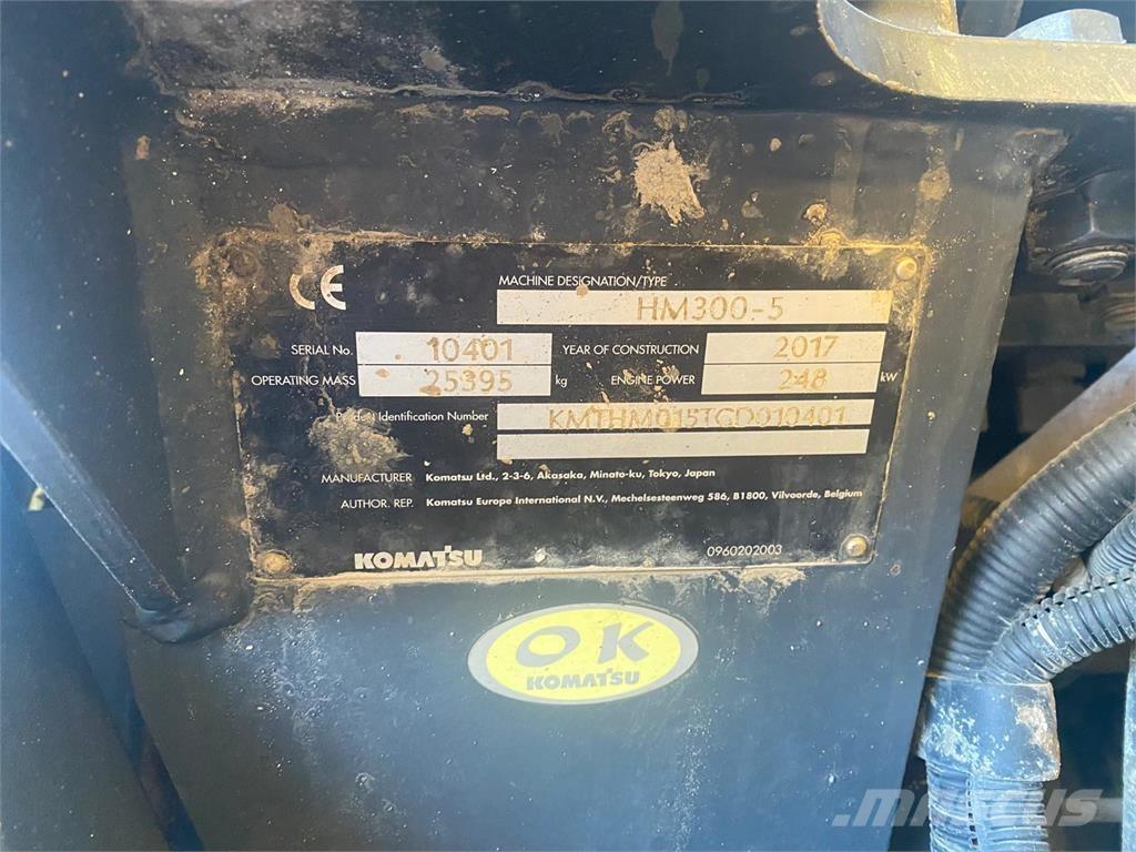 Komatsu HM300-5 Midjestyrd dumper