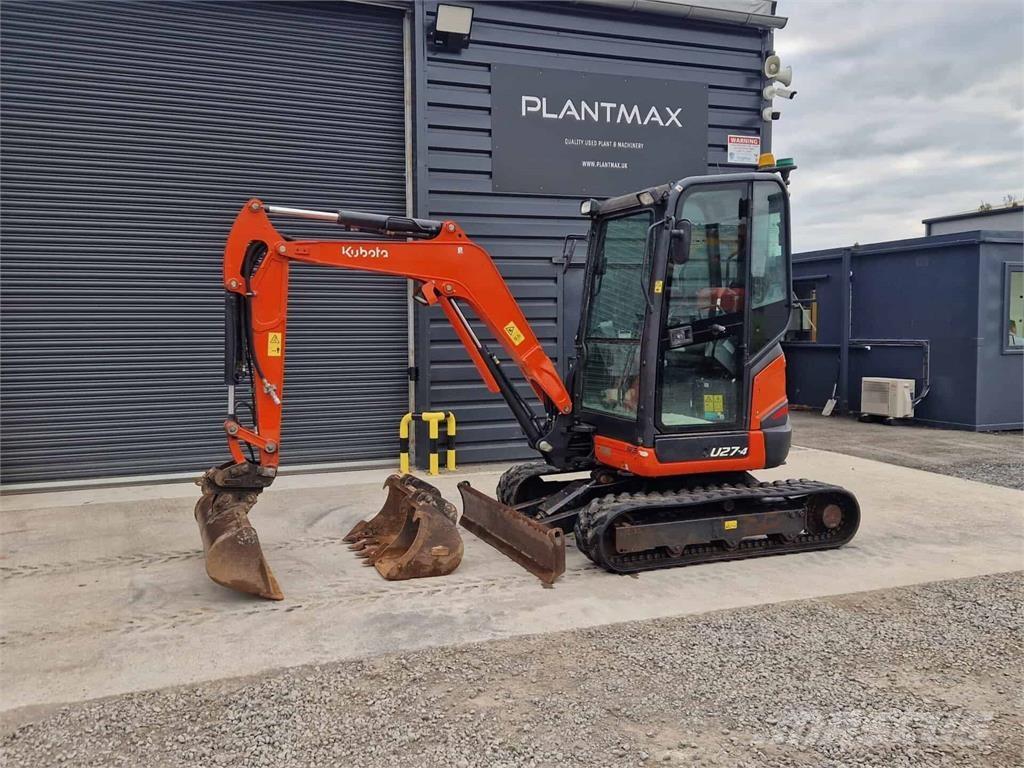 Kubota U27 Minigrävare < 7t
