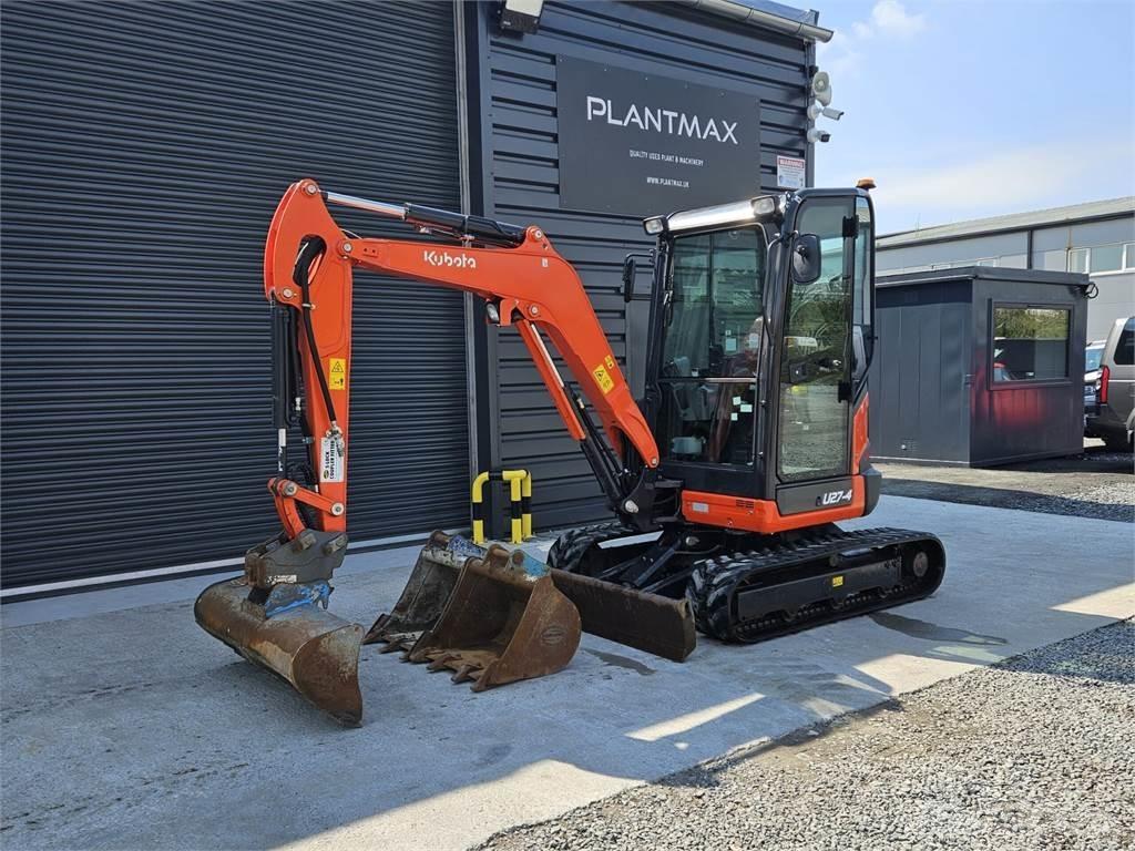 Kubota U27-4 Minigrävare < 7t