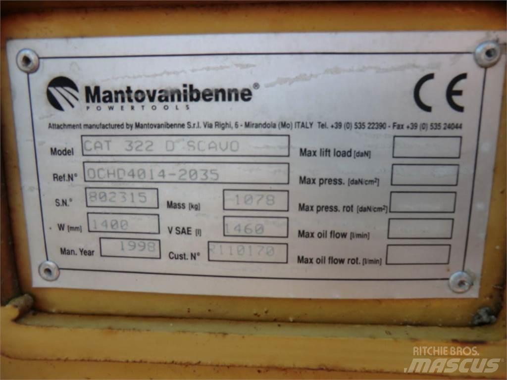 CAT 322D Entreprenad - Övrigt