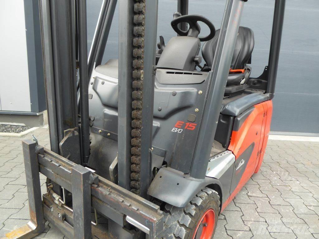 Linde E15-02 Elmotviktstruckar