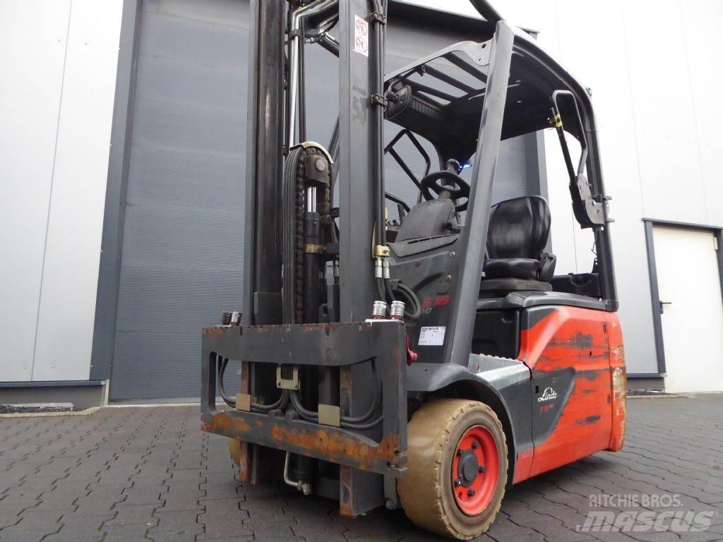 Linde E16-02 Elmotviktstruckar