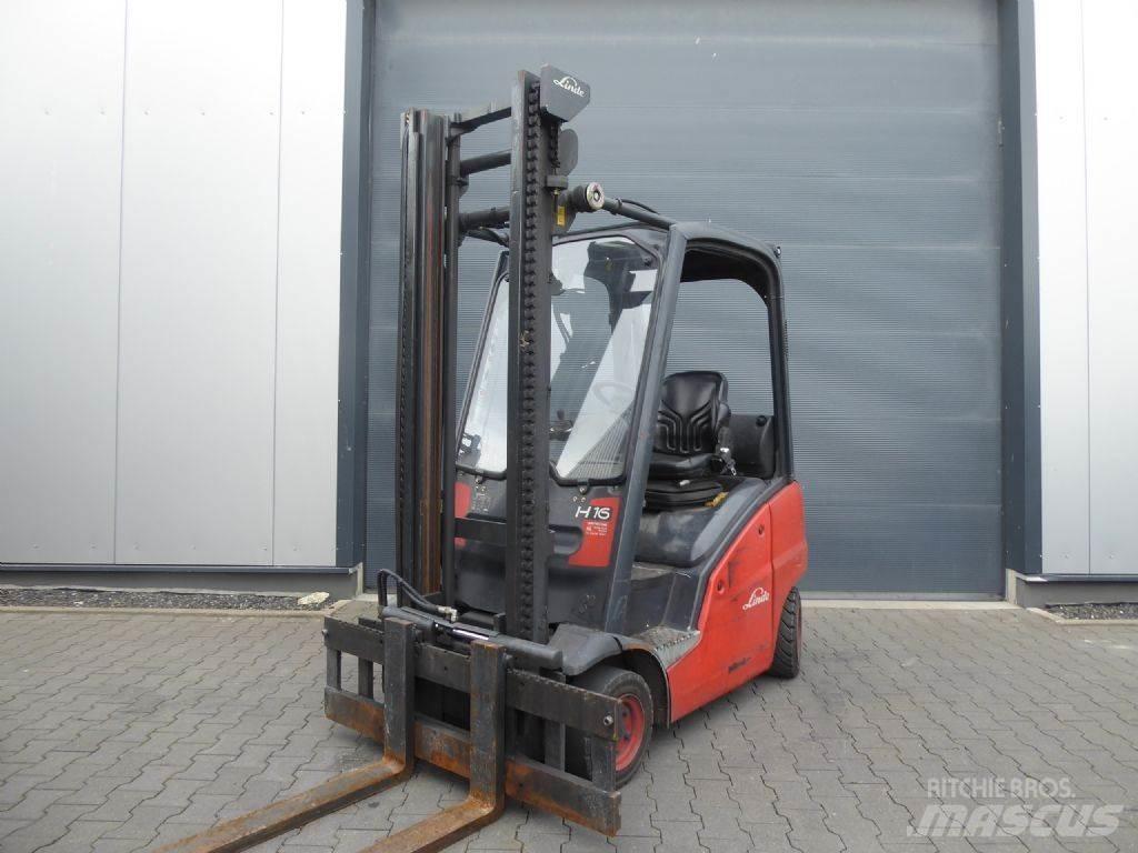 Linde H16D Dieselmotviktstruckar