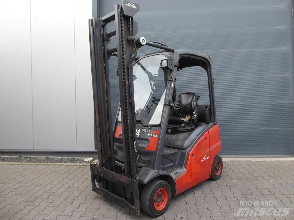 Linde H16D Dieselmotviktstruckar