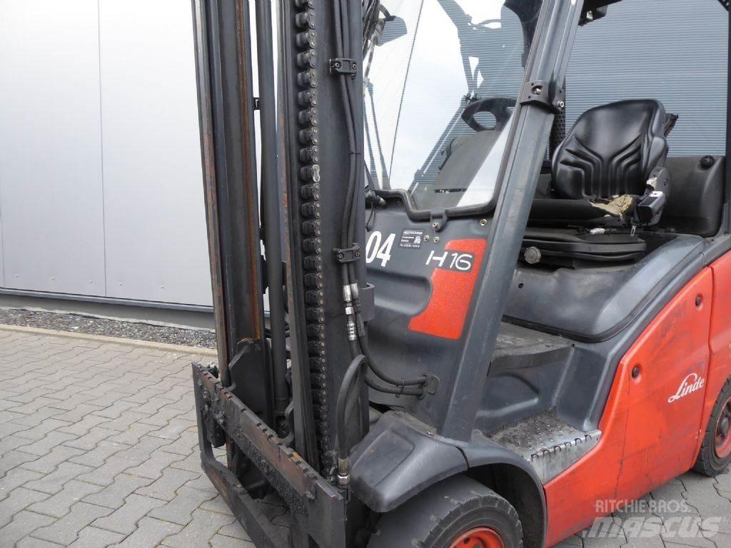 Linde H16D Dieselmotviktstruckar