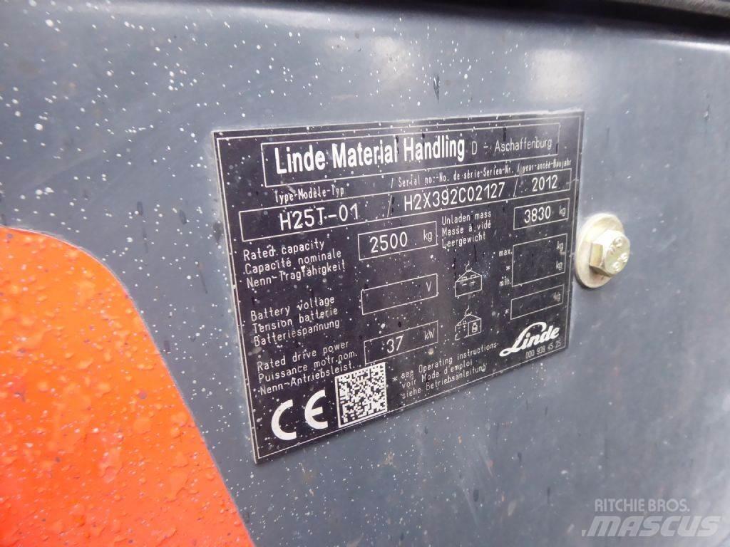Linde H25T-01 Gasolmotviktstruckar