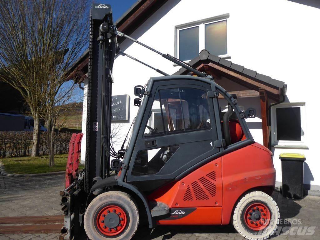 Linde H45T-02 Gasolmotviktstruckar
