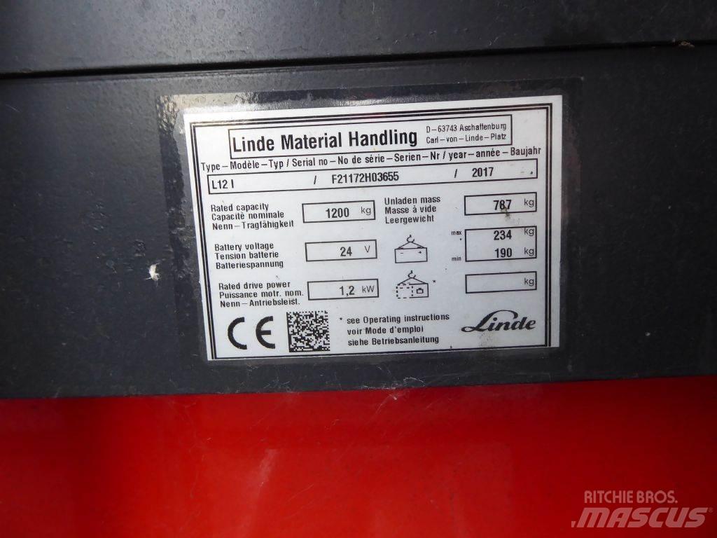 Linde L12L Staplare-led