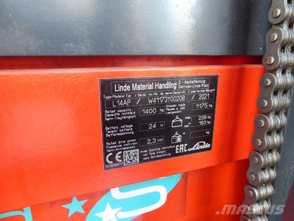 Linde L14 AP Staplare-led