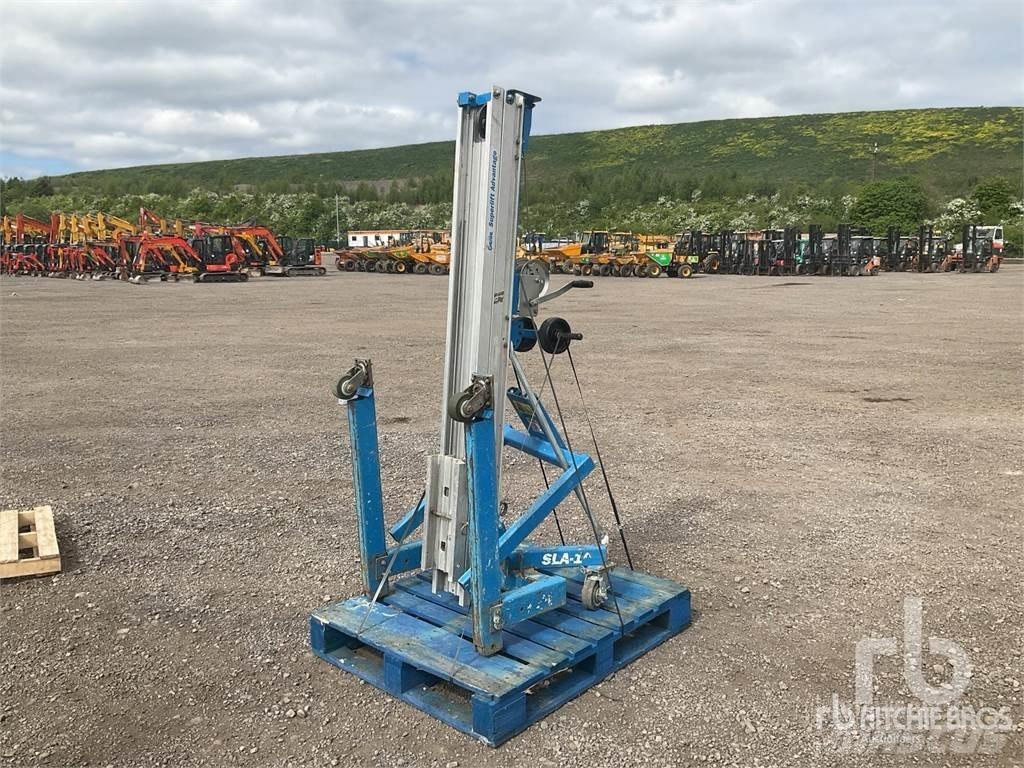 Genie SLA-10 Lyftblock, vinschar och materialhissar