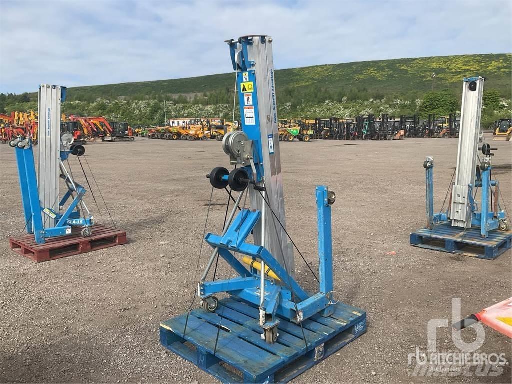Genie SLA-10 Lyftblock, vinschar och materialhissar